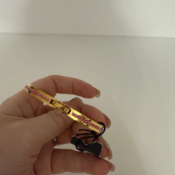 NWT Kate Spade Ring It Up Pave Bangle in Rose - Picture 6 of 9